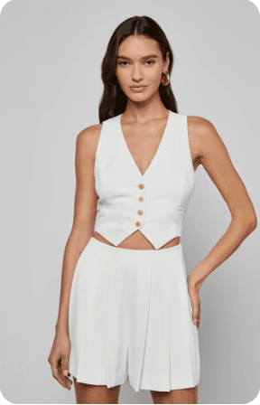 Model wearing the Jianna Vest